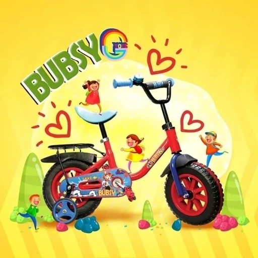 دوچرخه کودک سایز 12 مدل بابزی 