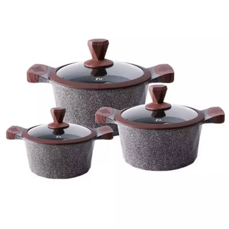 سرویس قابلمه 6 پارچه زیو مدل Z-8170-26