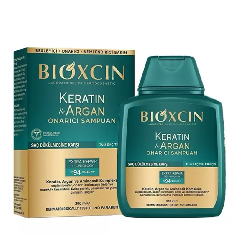 شامپو ترمیم کراتین و آرگان بیوکسین ضدریزش