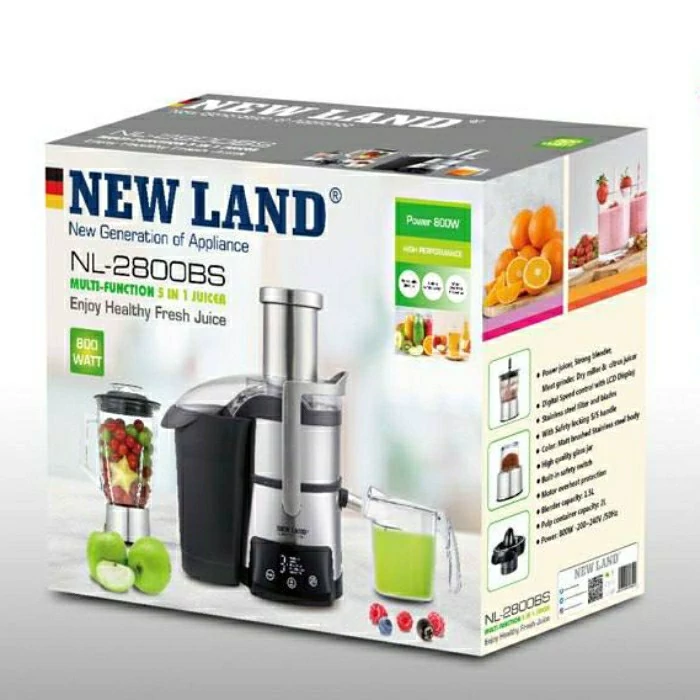 ابمیوه گیر پنج کاره نیولند مدل NL-2800