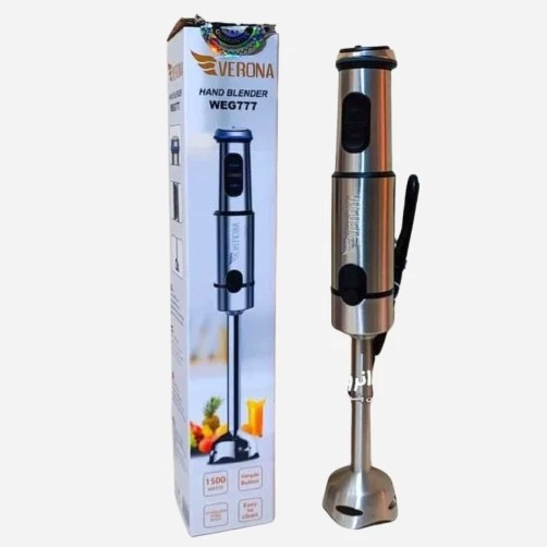 گوشت کوب برقی ورونا مدل WEG777 تک کاره 1500 وات بدنه استیل ضد زنگ تحت لیسانس ایتالیا