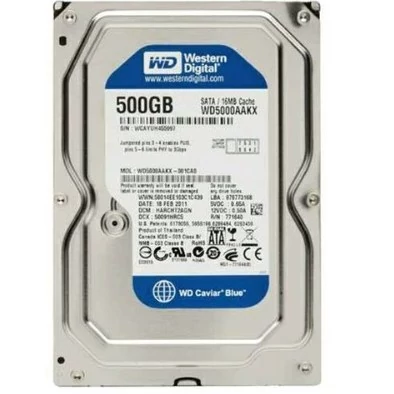 هارد دیسک اینترنال وسترن دیجیتال  WD BLUE WD5000 ظرفیت 500 گیگابایت گارانتی 1سال