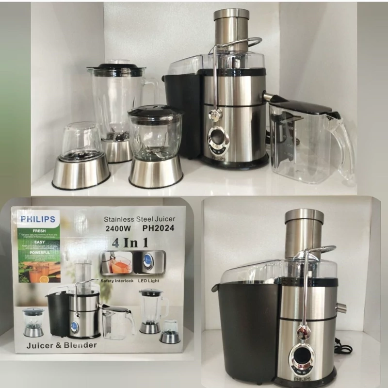 آبمیوه گیری 4 کاره فیلیپس دیجیتالی 2400 وات مدل PH2024