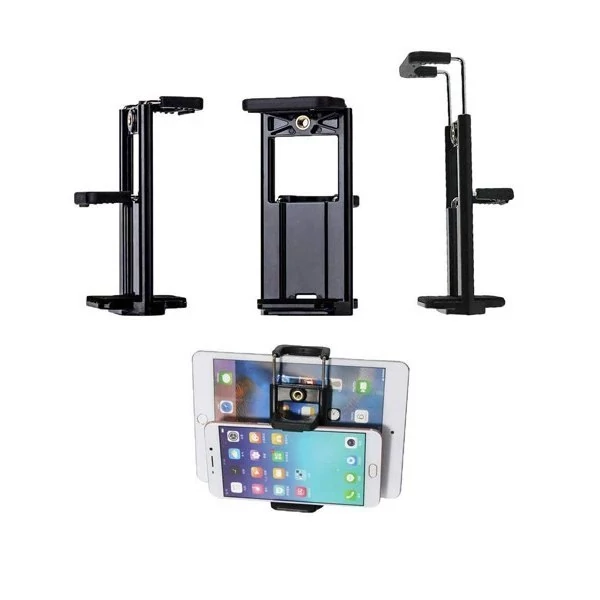 گیره هولدر نگهدارنده موبایل  دو طرفه عمودی و افقی   با کیفیت