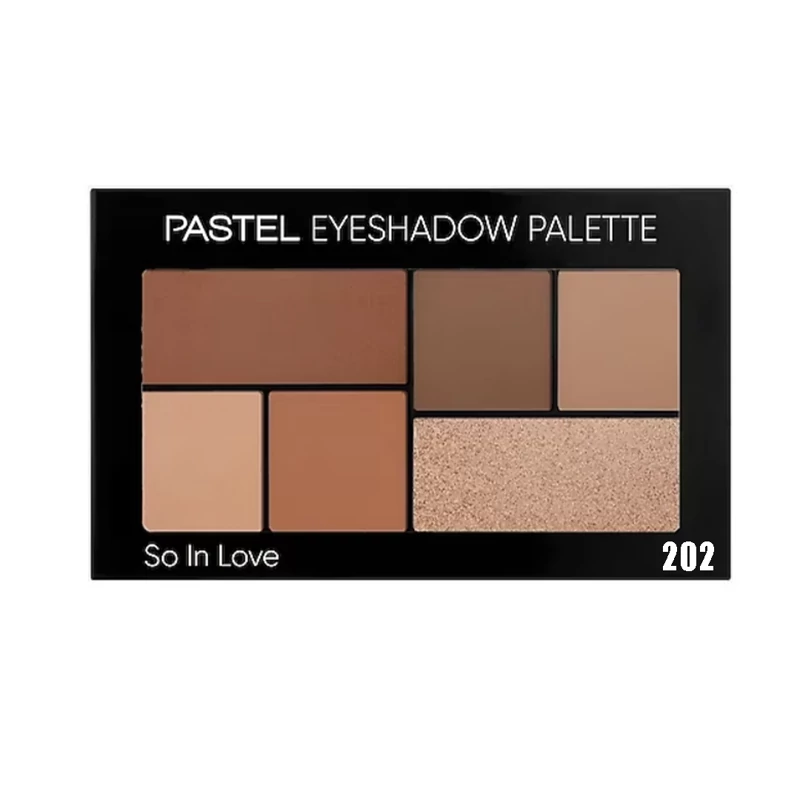 پالت سایه 6 رنگ پاستل شماره 202 pastel