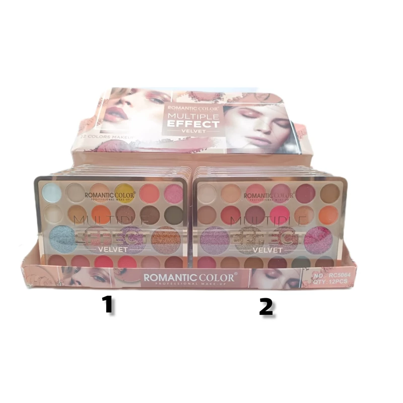 پالت سایه 22 رنگ مدل EFFECT برند ROMANTIC COLOR