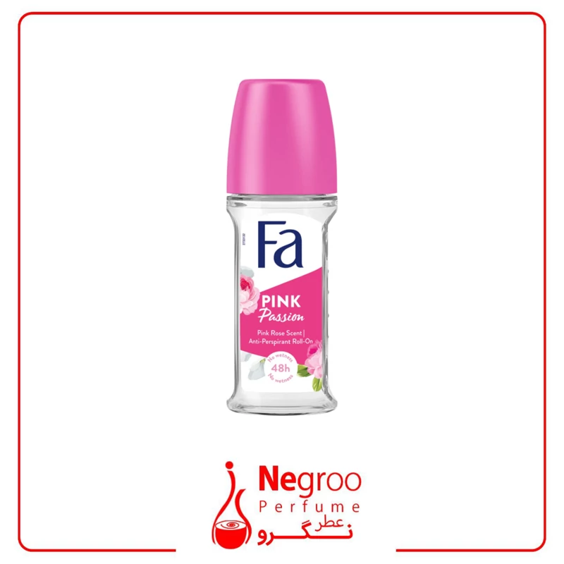 مام رول ضد تعریق زنانه فا FA / اورجینال -مدل پینک پاسیون Pink Passion حجم 50 میلی لیتر