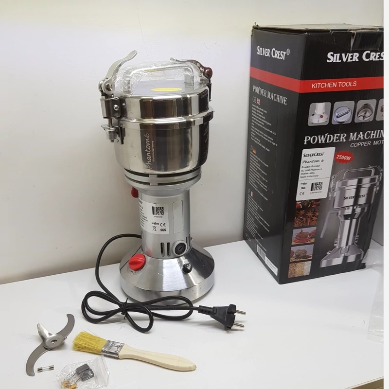 آسیاب صنعتی سیلورکرست اصلی جرمنی فانتوم 6 - 460 گرمی حک شده 6 تیغه 2500 وات مدل Phantom 6