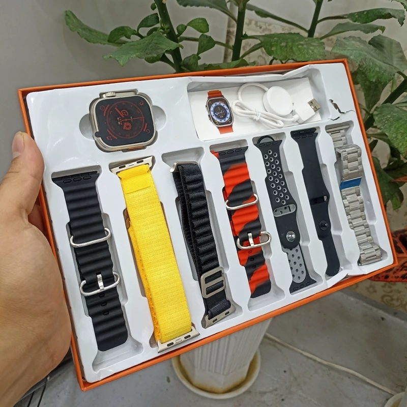 ساعت هوشمند 7 بند آلمانی اسمارت واچ هوشمند بلوتوثی همراه با ضمانت 