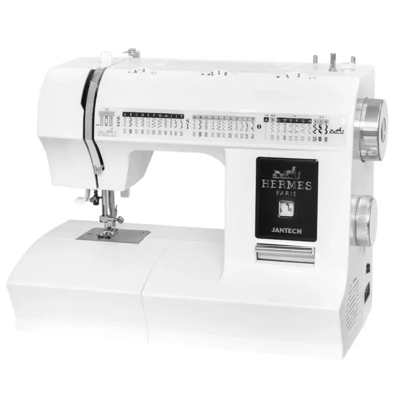 چرخ خیاطی جانتک مدل HERMES SILVER