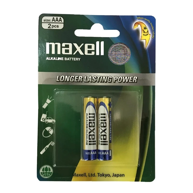 باتری نیم قلمی مکسل بسته 2 عددی