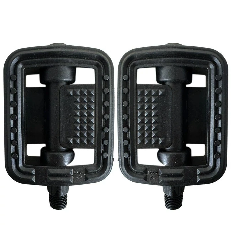 رکاب دوچرخه مدل چهارگوش توپر A بسته 2 عددی