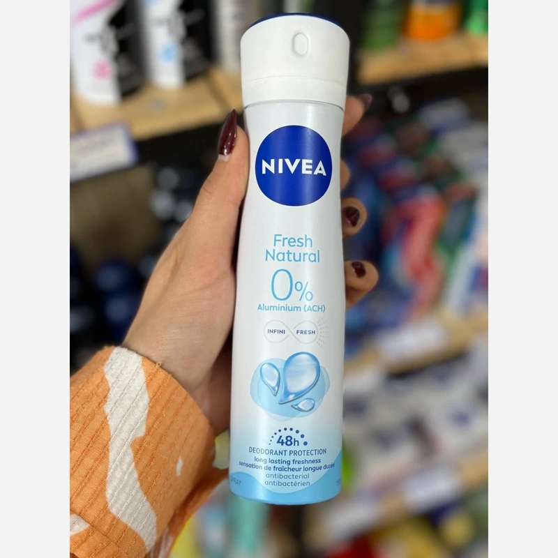 اسپری زنانه نیوا مدل فرش نچرال Fresh Notural صفر درصد اورجینال 48 ساعته