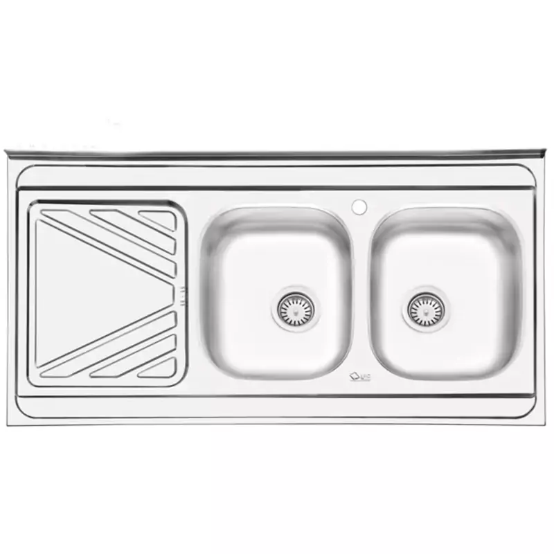 سینک ظرفشویی ایلیا استیل مدل 3028 نیمه فانتزی (پس کرایه)