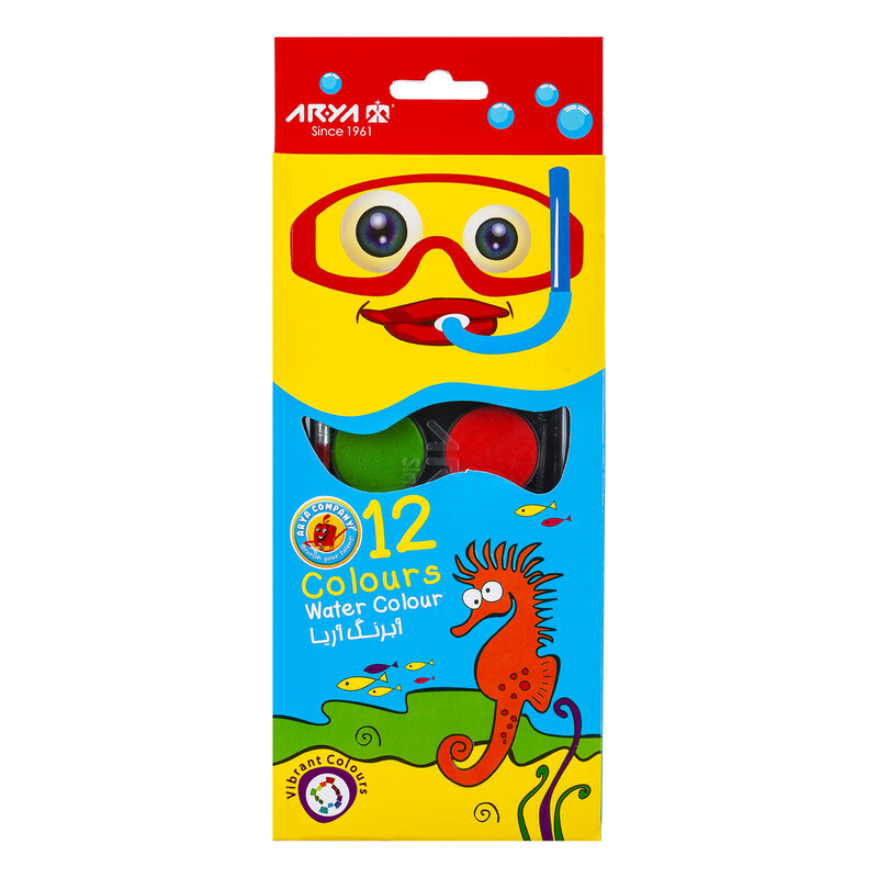 آبرنگ 12 تایی آریا اصل