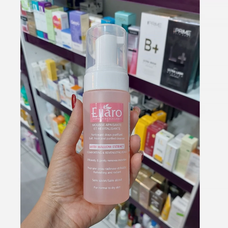 فوم شستشوی کامفورتینگ Ellaro الارو پوست نرمال تا خشک