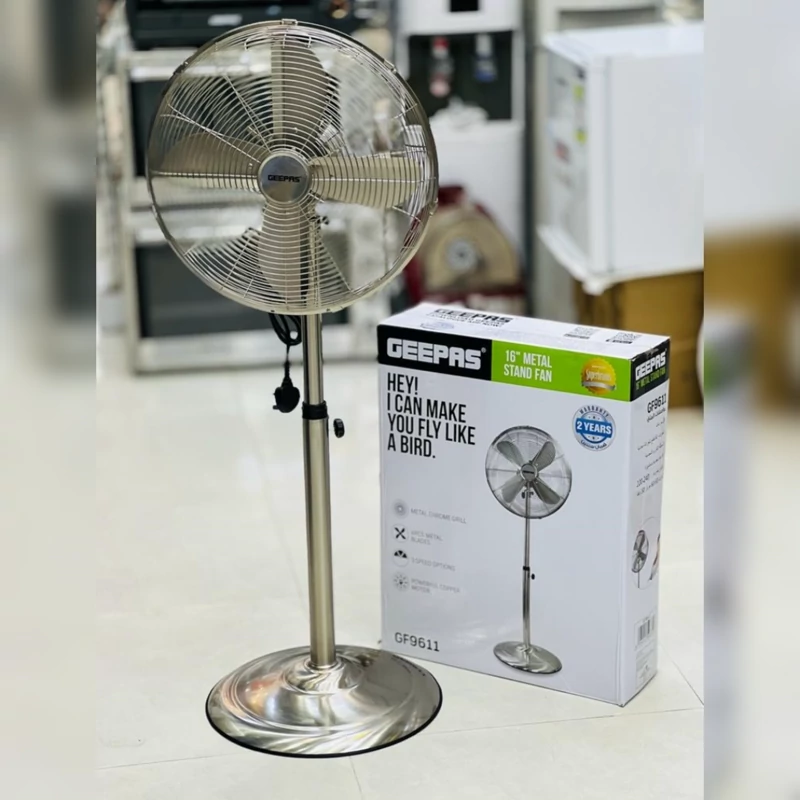 پنکه تمام استیل جی پاس مدل GF9611 (کدv)