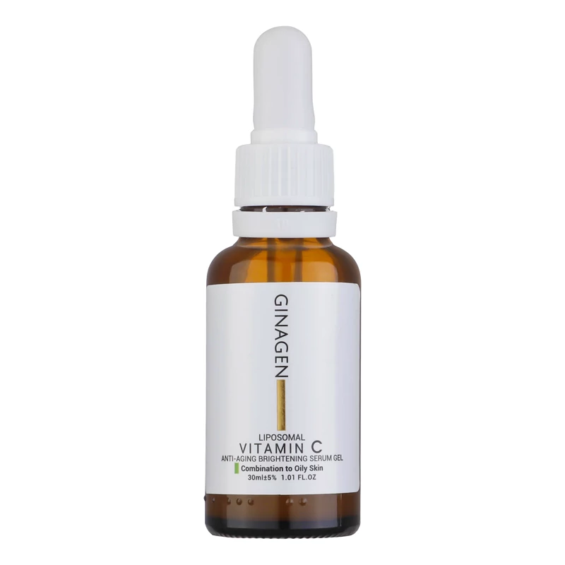 سرم ضد چروک ژیناژن ویتامین C مناسب پوست چرب و مختلط حجم 30 میلی لیتر
