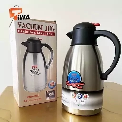 فلاکس استیل ظرفیت 2کیلو ویژگی های فلاکساستیل جنس بدنه و مخزن استیل عایق گرماوسرما دارد دسته ظروف سرو پذیرایی