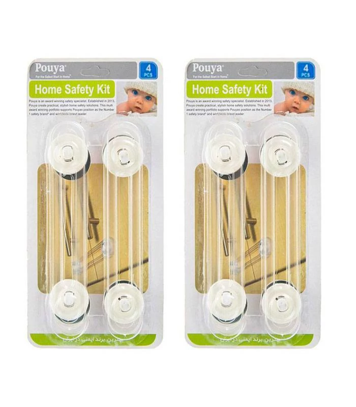 قفل درب کابینت مدل Home Safety Kit دو بسته 4 عددی