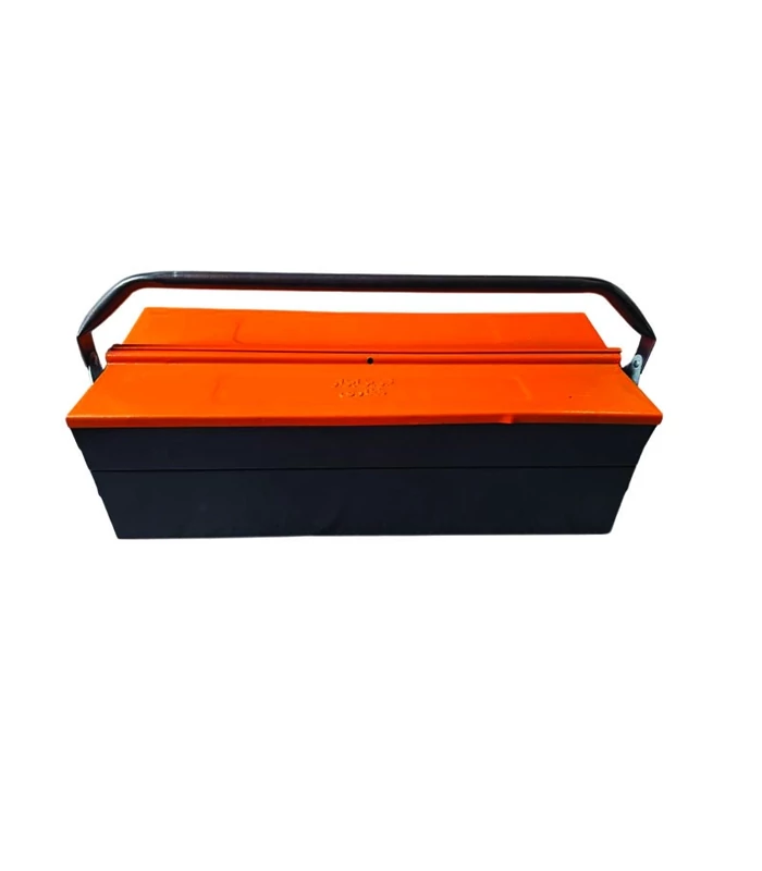 جعبه ابزار فلزی { 50 سانت } 2 طبقه تبریز ابزار غفاری مدل 502