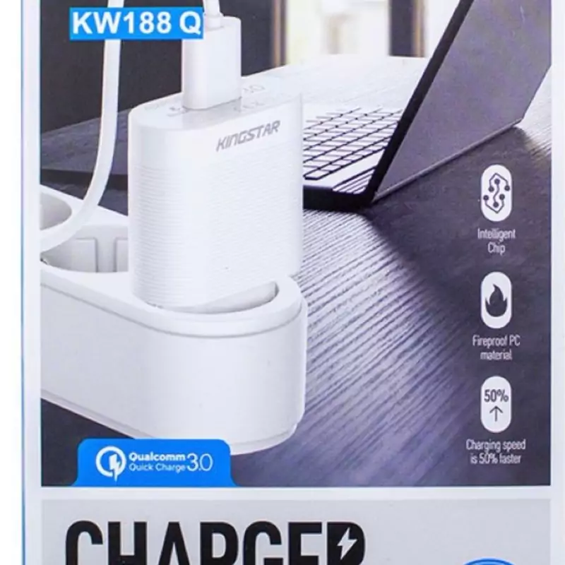 شارژر دیواری کینگ استار مدل KW188Q