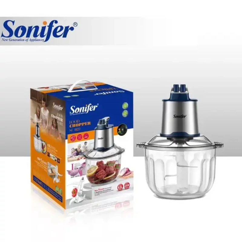 خردکن 4لیتری کاسه پیرکس سونیفر مدلsf-8123