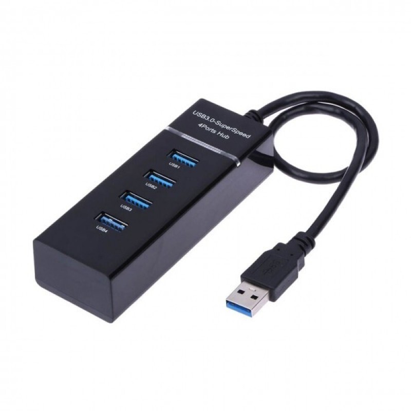 هاب USB3.0 مینی تک 4 پورت مدل M-344 (پس کرایه)