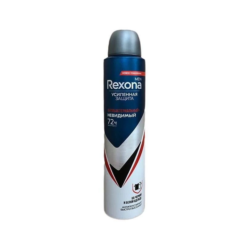 اسپری رکسونا مردانه روسی 72 ساعته 200 میلی مدل 1 Rexona