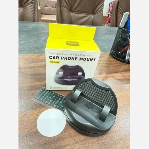 هولدر موبایل مدل S655 مشخصات محصول پارک فون شماره گذار قابل نصب روی داشبورد جنس مواد سازنده