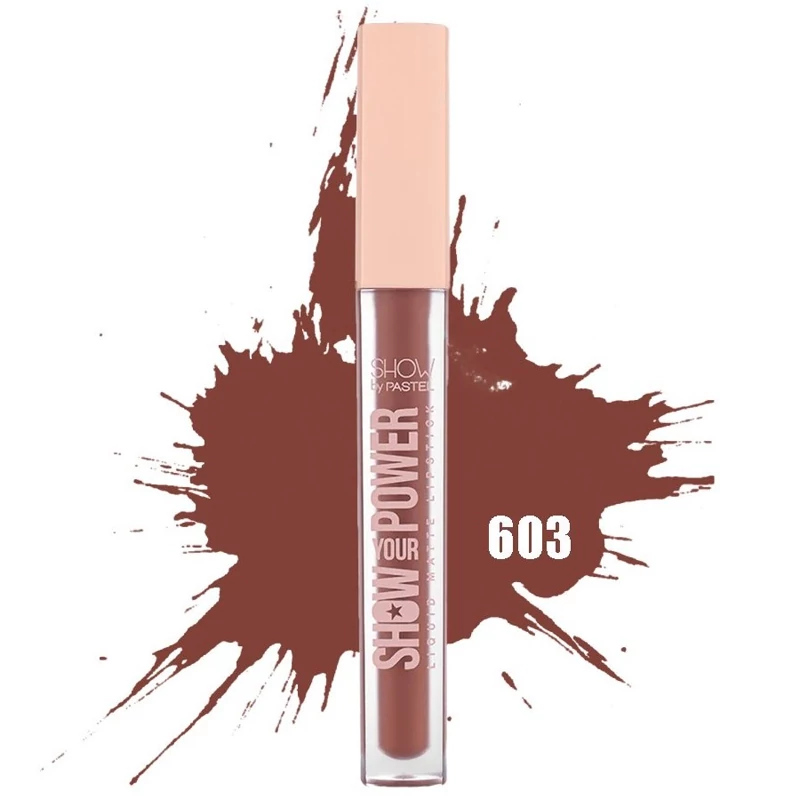 رژلب مایع پاستل (Pastel) مدل Show Your Power شماره 603