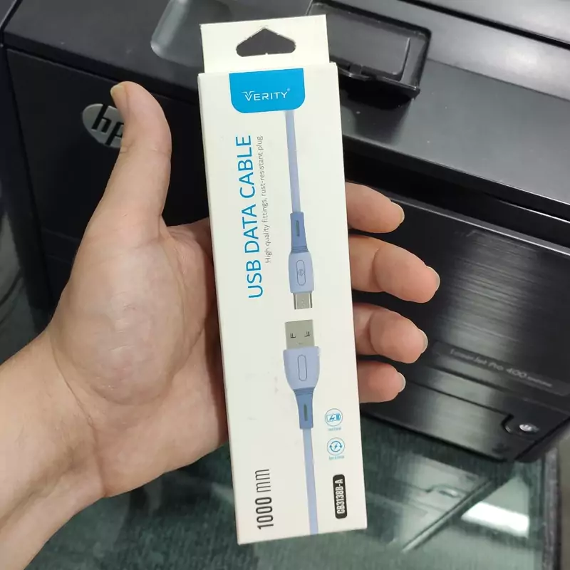 کابل شارژ میکرو یو اس بی وریتی مدل CB-3138 طول 100 سانتی متر