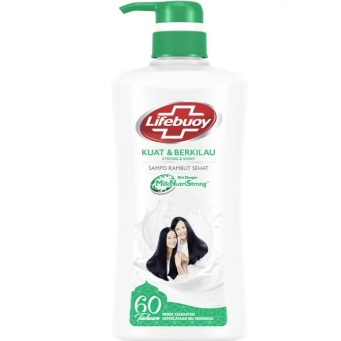 شامپو پمپی لایف بوی مدل strong and shiny حجم 680 میل