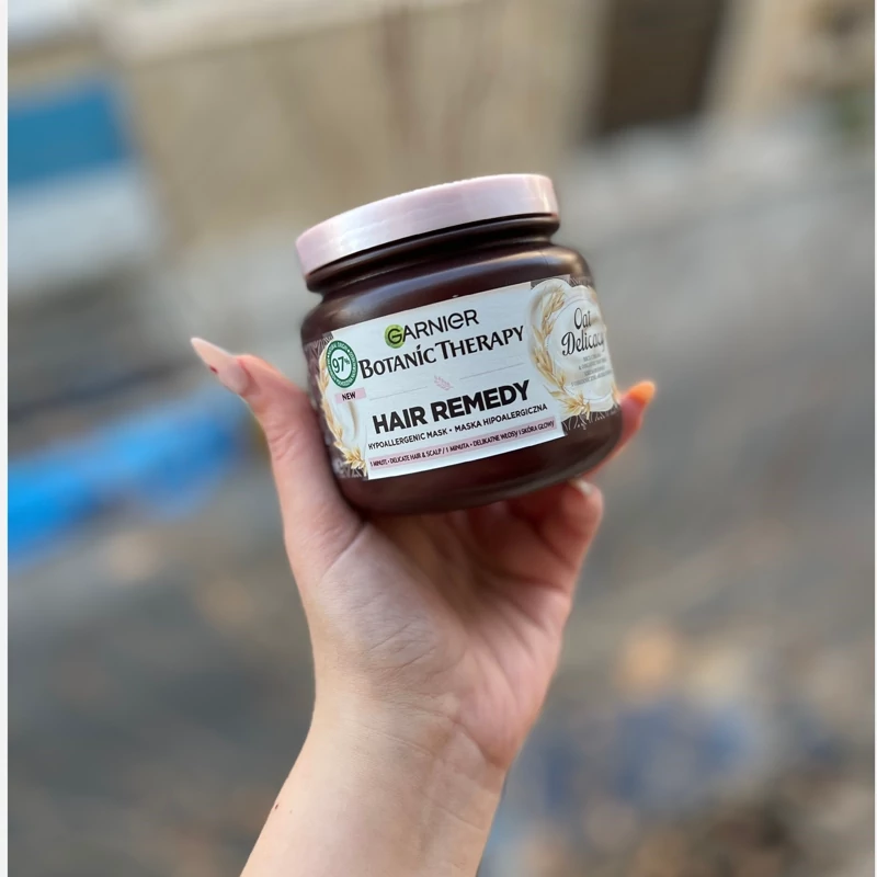 ماسک مو گارنیر مدل اوتمیل برنج 340 میل