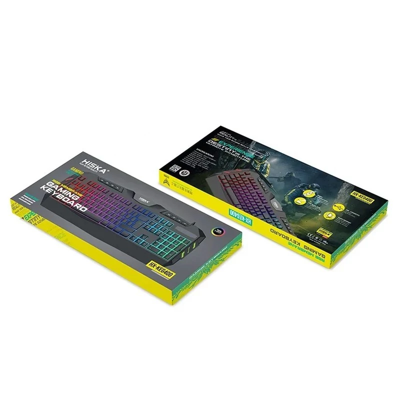کیبورد گیمینگ سیم دار هیسکا HX KEG 400