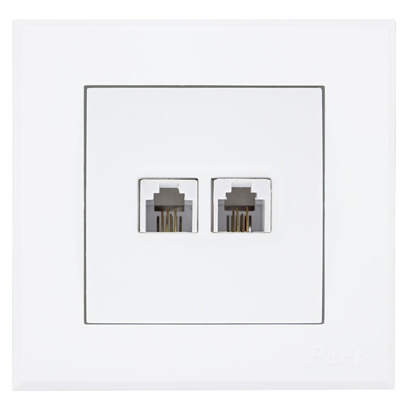 پریز تلفن پارت الکتریک مدل آرا کد3444W4027