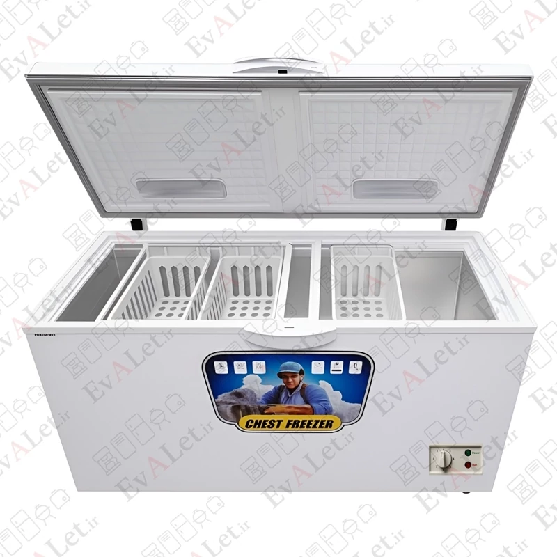 فریزر صندوقی تک درب الکتروفام مدل 420 لیتری (پس کرایه)