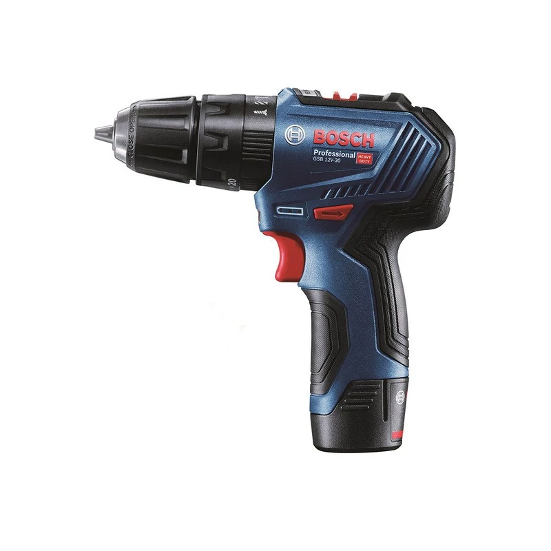 دریل چکشی شارژی بوش مدل سه حالته GSB 12V-30 2Extra (اصلی  سه سال گارانتی تعویض)