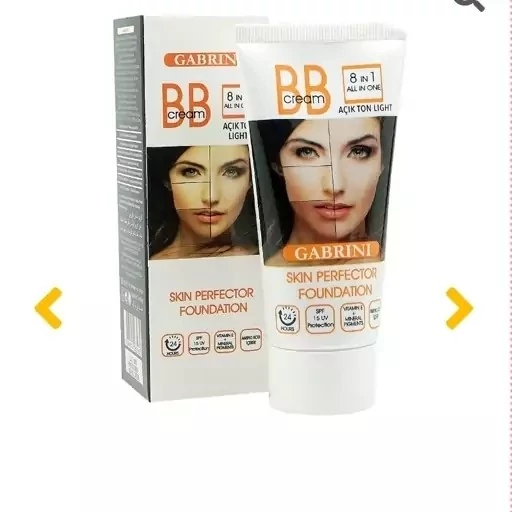 کرم پودر بی بی BB گابرینی GABRINI مدل 8 کاره 8in1 با SPF15 حجم 50 میل شماره 01