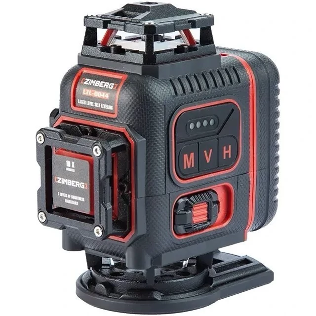 تراز لیزری چهار بعدی 16 خط نور سبز زیمبرگ مدل LZL-0044 (پس کرایه)
