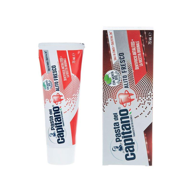 خمیر دندان خوشبو کننده دهان پاستا دل کاپیتانو مدل Fresh Breath حجم 75 میلی لیتر | Pasta Del Capitano Fresh Breath toothp