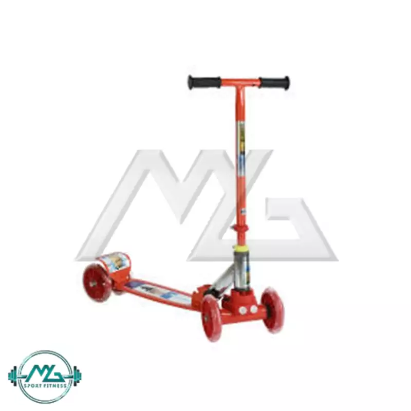 اسکوتر بچگانه فلزی سه چرخ با تحمل وزن بالا