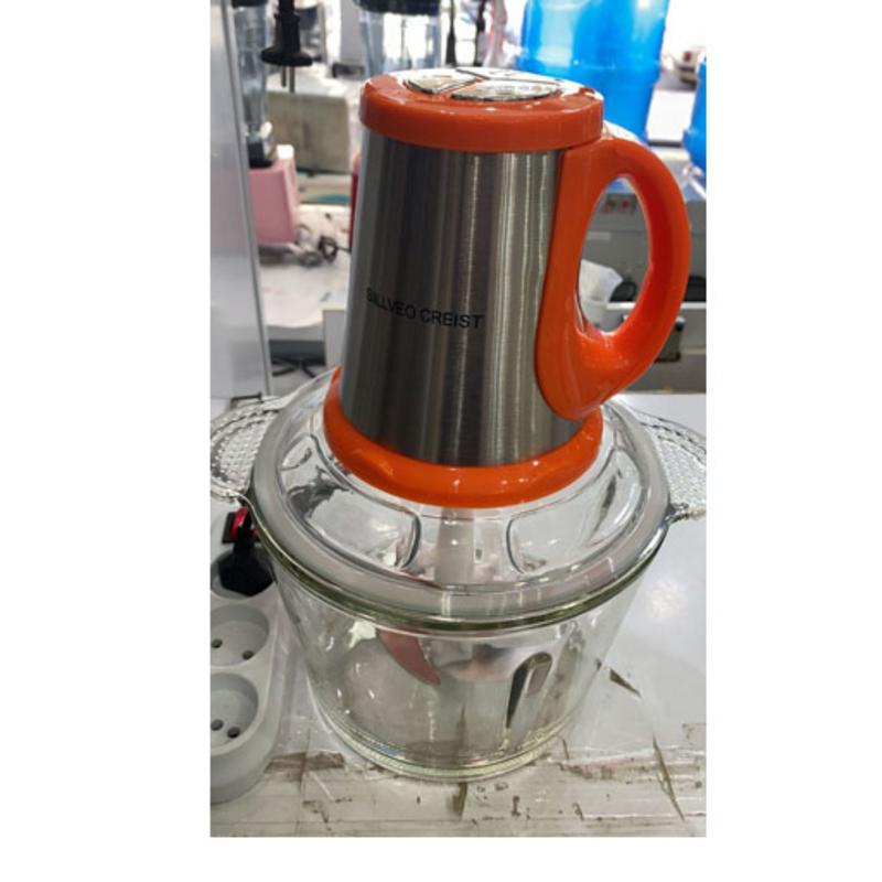 خردکن وغذاساز سیلور کرست یک عدد کاسه پیرکس ویکی استیل وبهمراه یک تیغه 6پره پرسی ویک تیغه 6پره زاپاس پرس (ارسال رایگان)