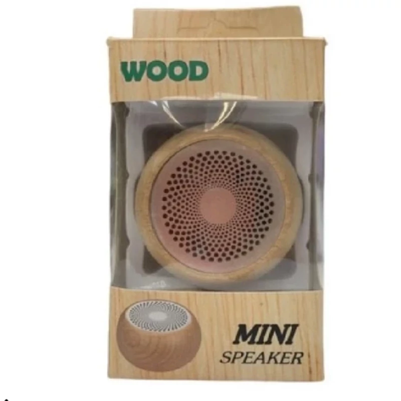  اسپیکر بلوتوث مینی چوبی اورجینال  WOOD