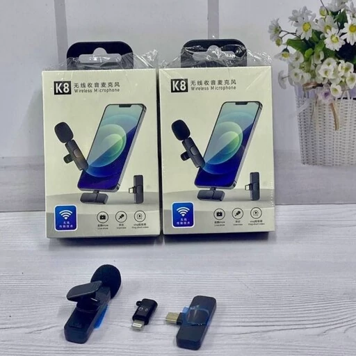 میکروفن بی سیم مدل K8 مناسب برای تایپ سی و آیفون