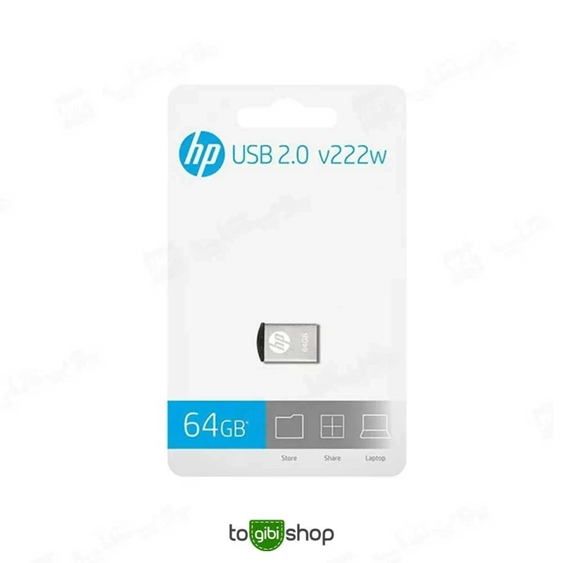 فلش مموری HP ظرفیت 64 گیگابایت مدل V222W