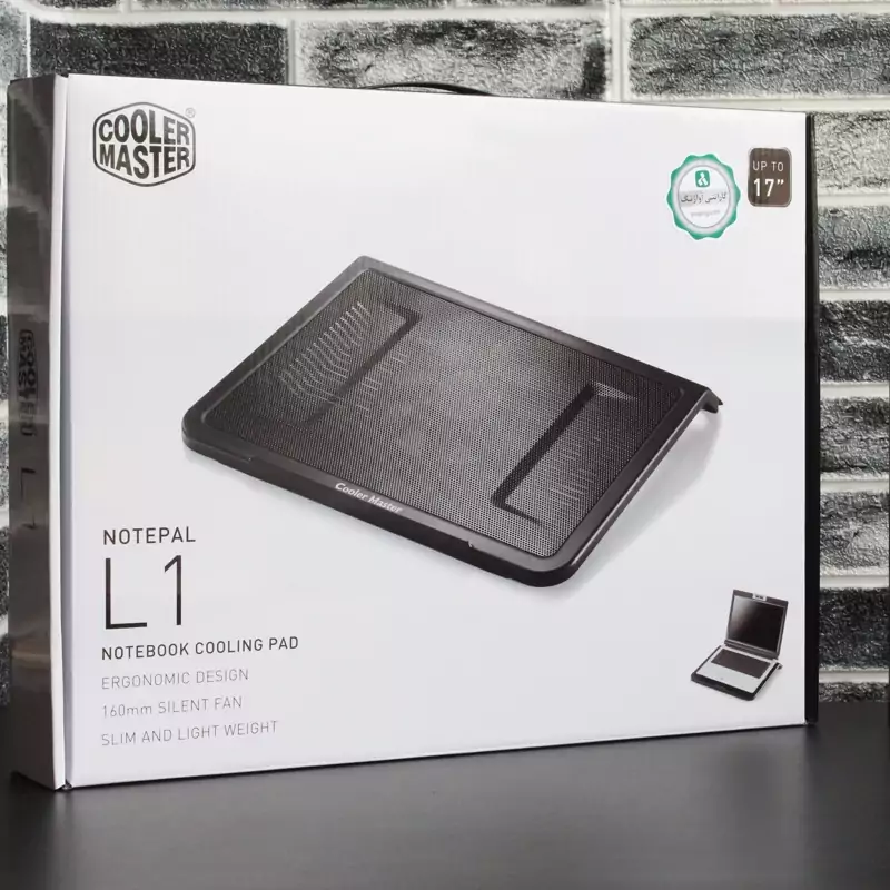 پایه خنک کننده لپ تاپ کولر مستر مدل Notepal L1