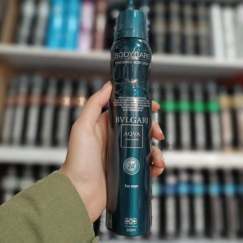 اسپری خوشبوکننده بدن مردانه بادی کر مدل BVLGARI – حجم 200 میل 90975