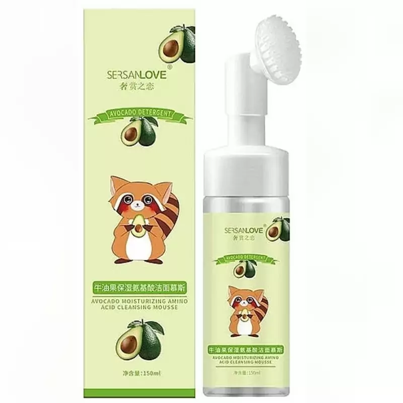 فوم پاک کننده آرایش صورت سرسان لاو مدل آووکادو حجم 120 میلی لیتر