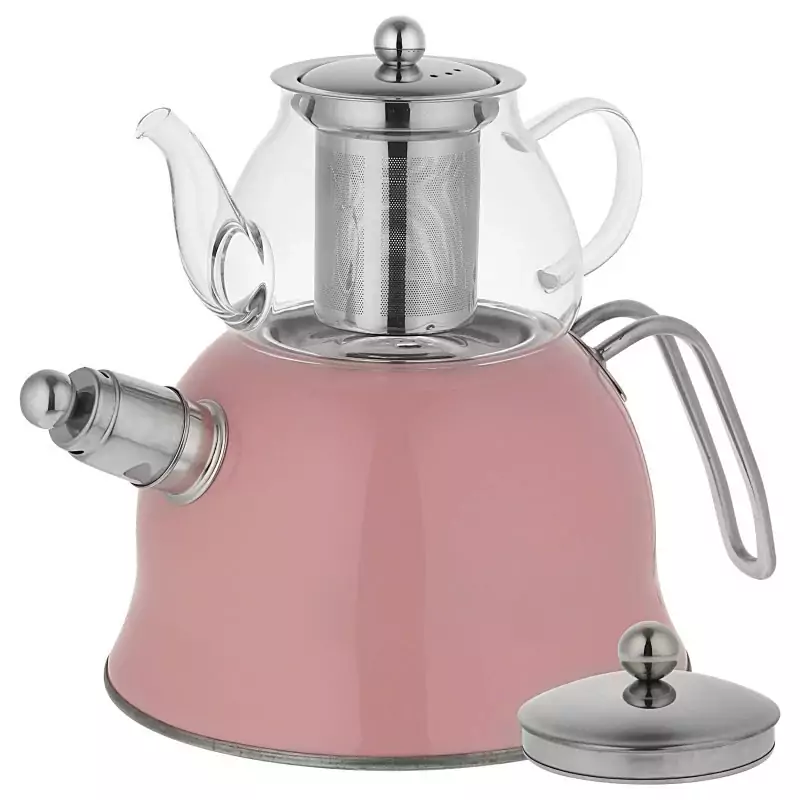 کتری قوری سوتی استیل برند هوم لوکس